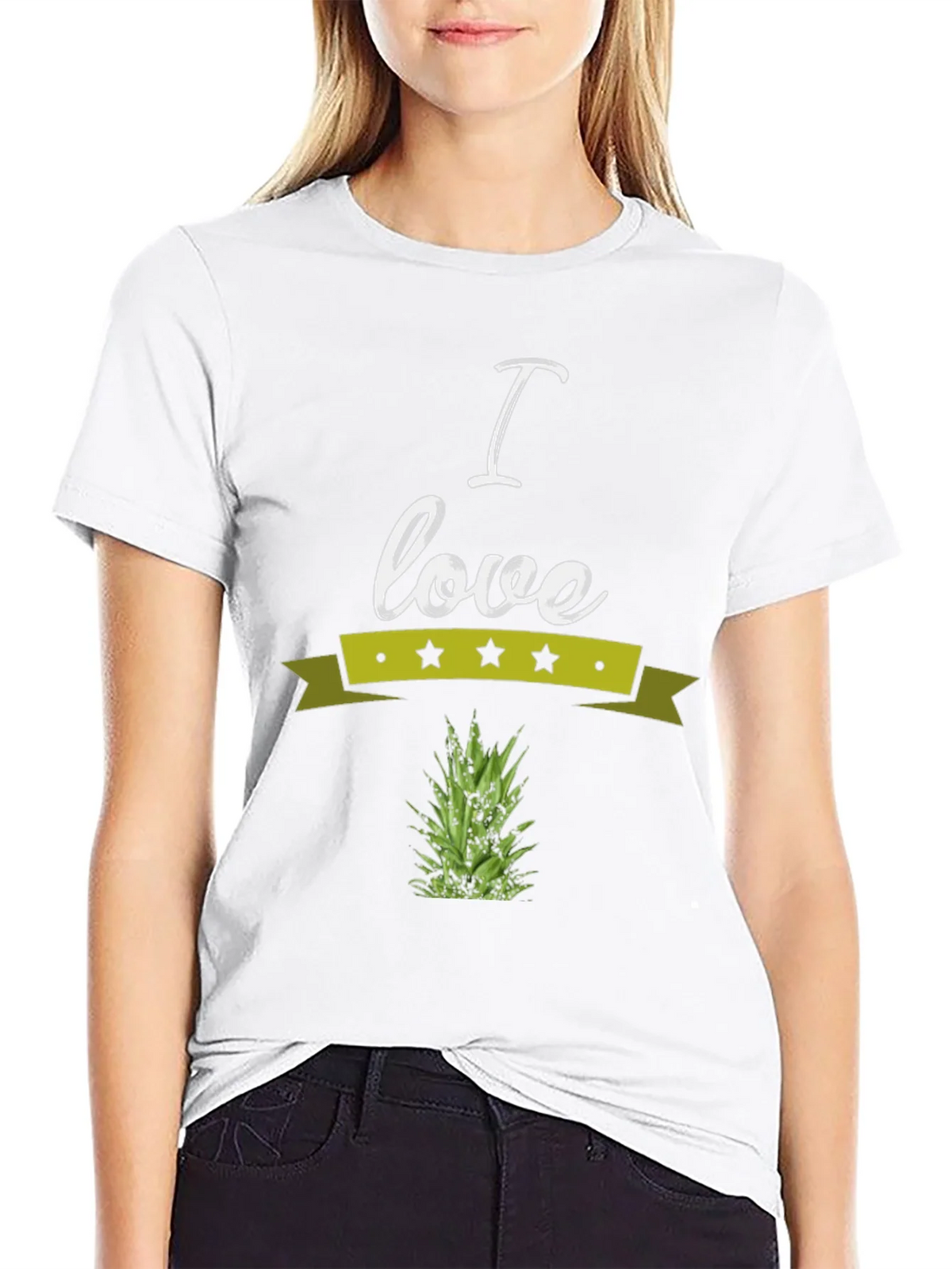 I Love Pineapple Graphic Tee - Soft Cotton Blend product image 4