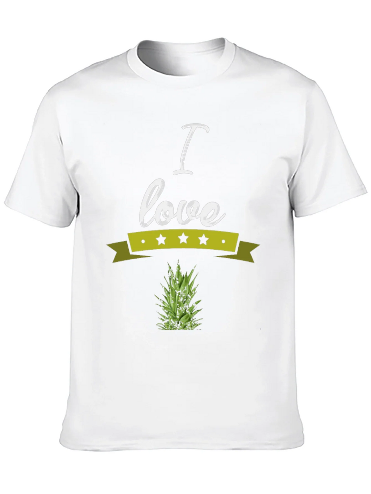 I Love Pineapple Graphic Tee - Soft Cotton Blend product image 5