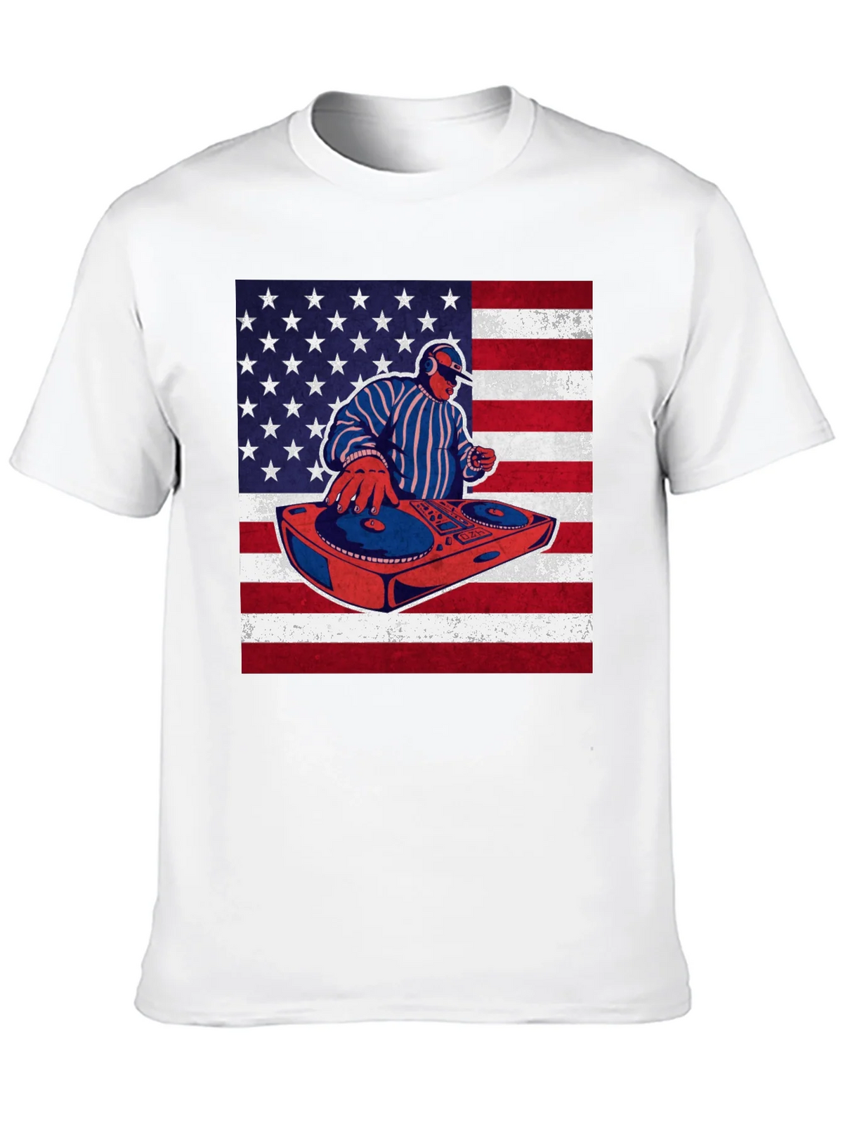 DJ American Flag T-Shirt product image 2
