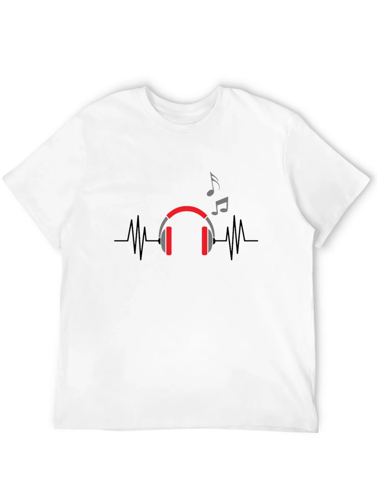Music Vibe T-Shirt - Stylish Black Tee with Headphone product image 7