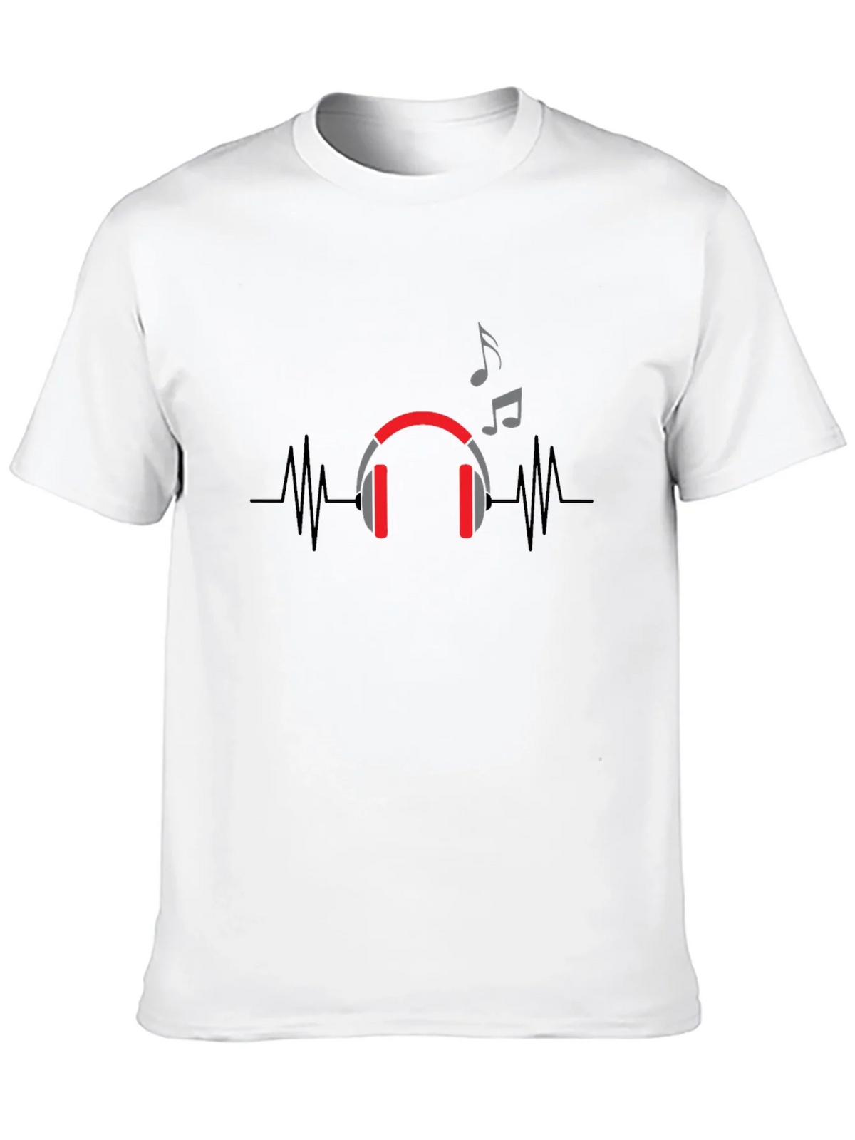 Music Vibe T-Shirt - Stylish Black Tee with Headphone product image 5
