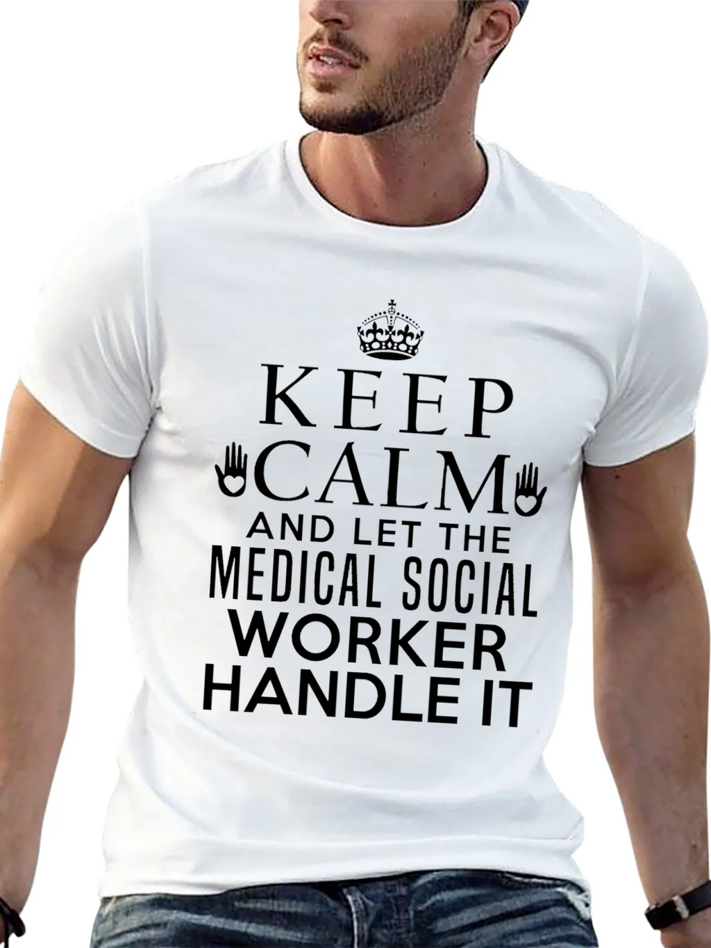 Keep Calm Medical Social Worker T-Shirt product image 12