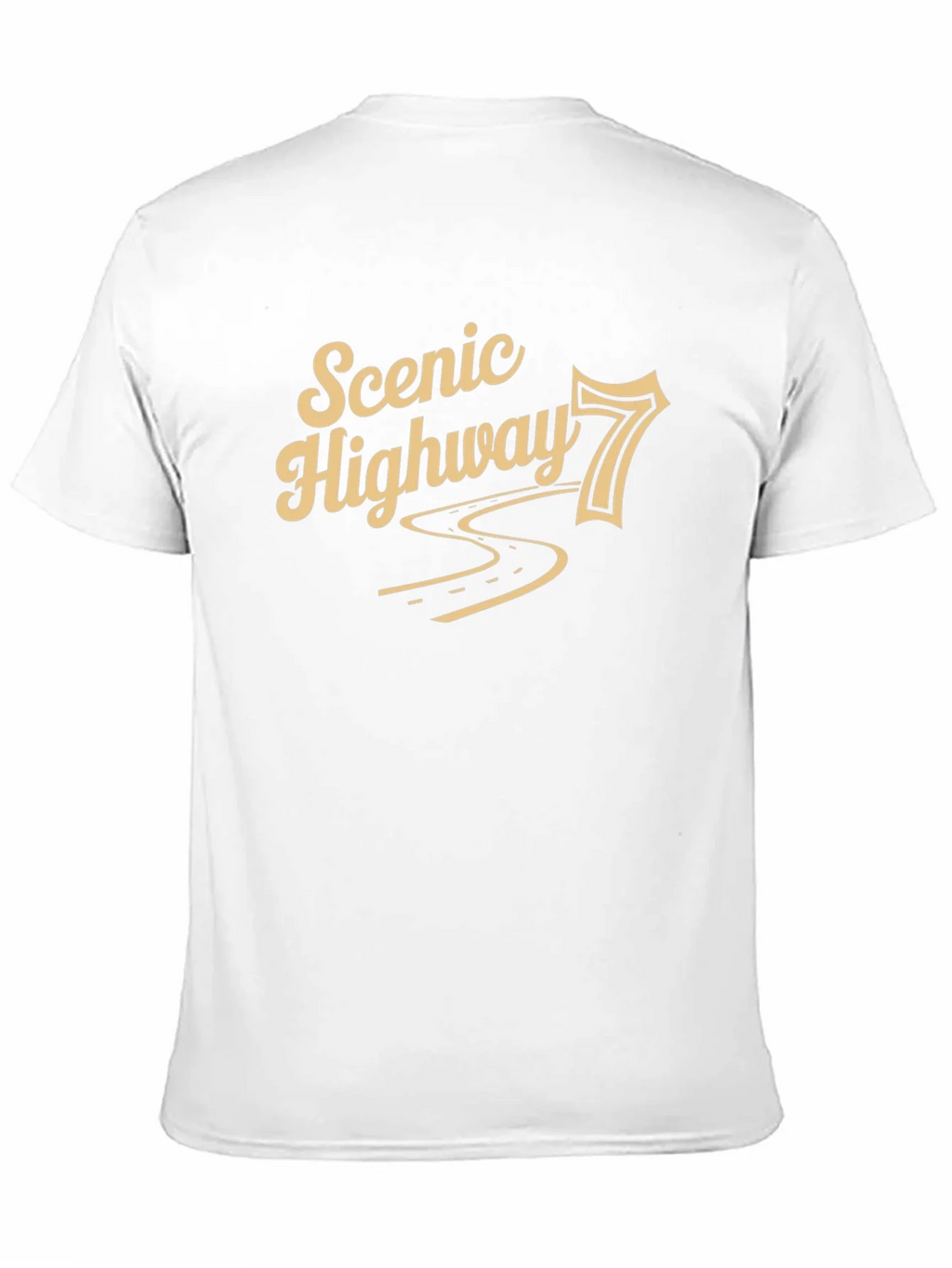Scenic Highway 7 Black Graphic T-Shirt product image 10