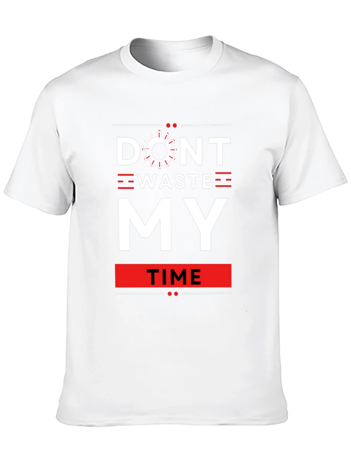 Dont Waste My Time Graphic Tee - Black product image 5