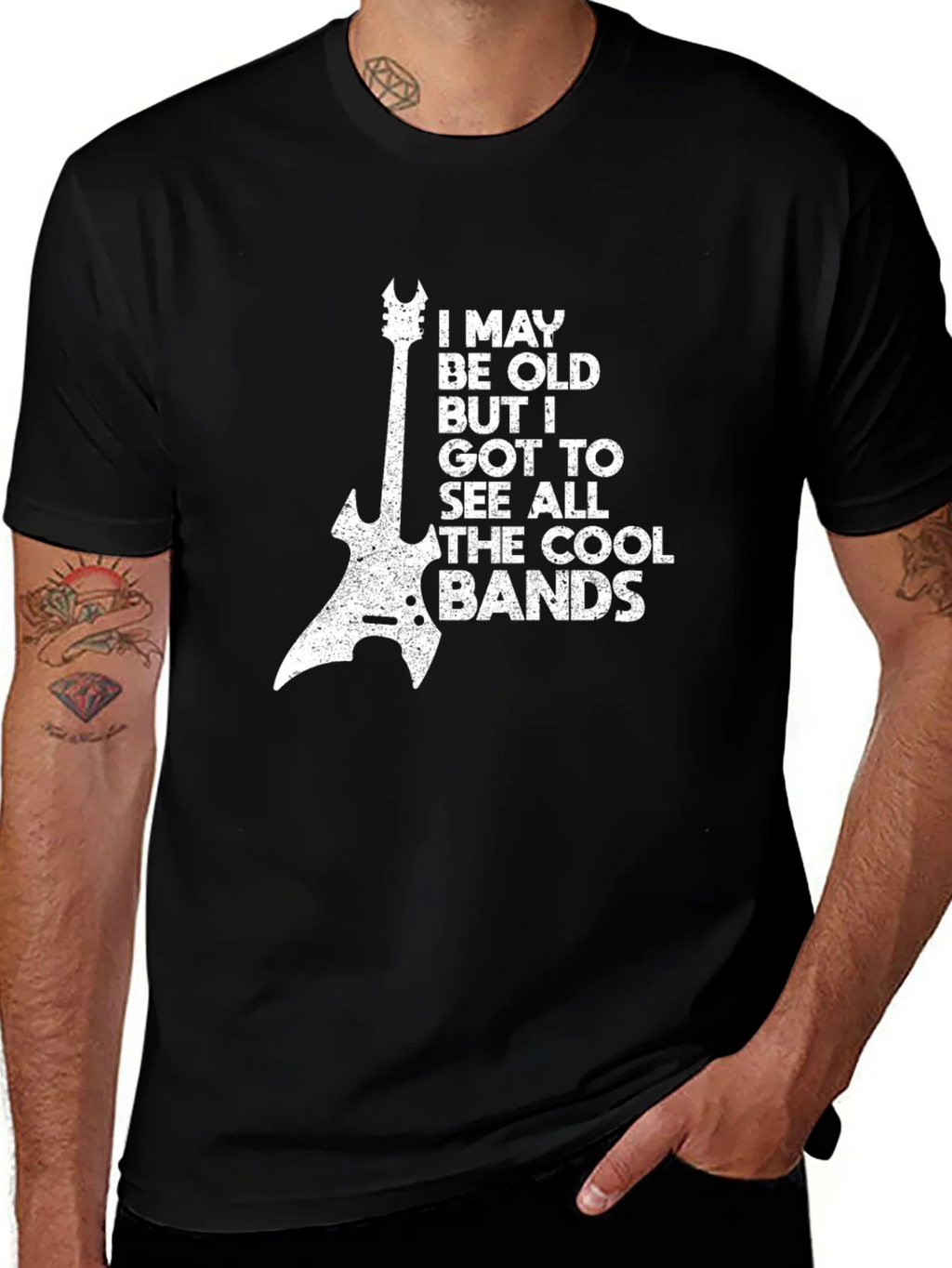 Cool Bands Guitar T-Shirt product image 1