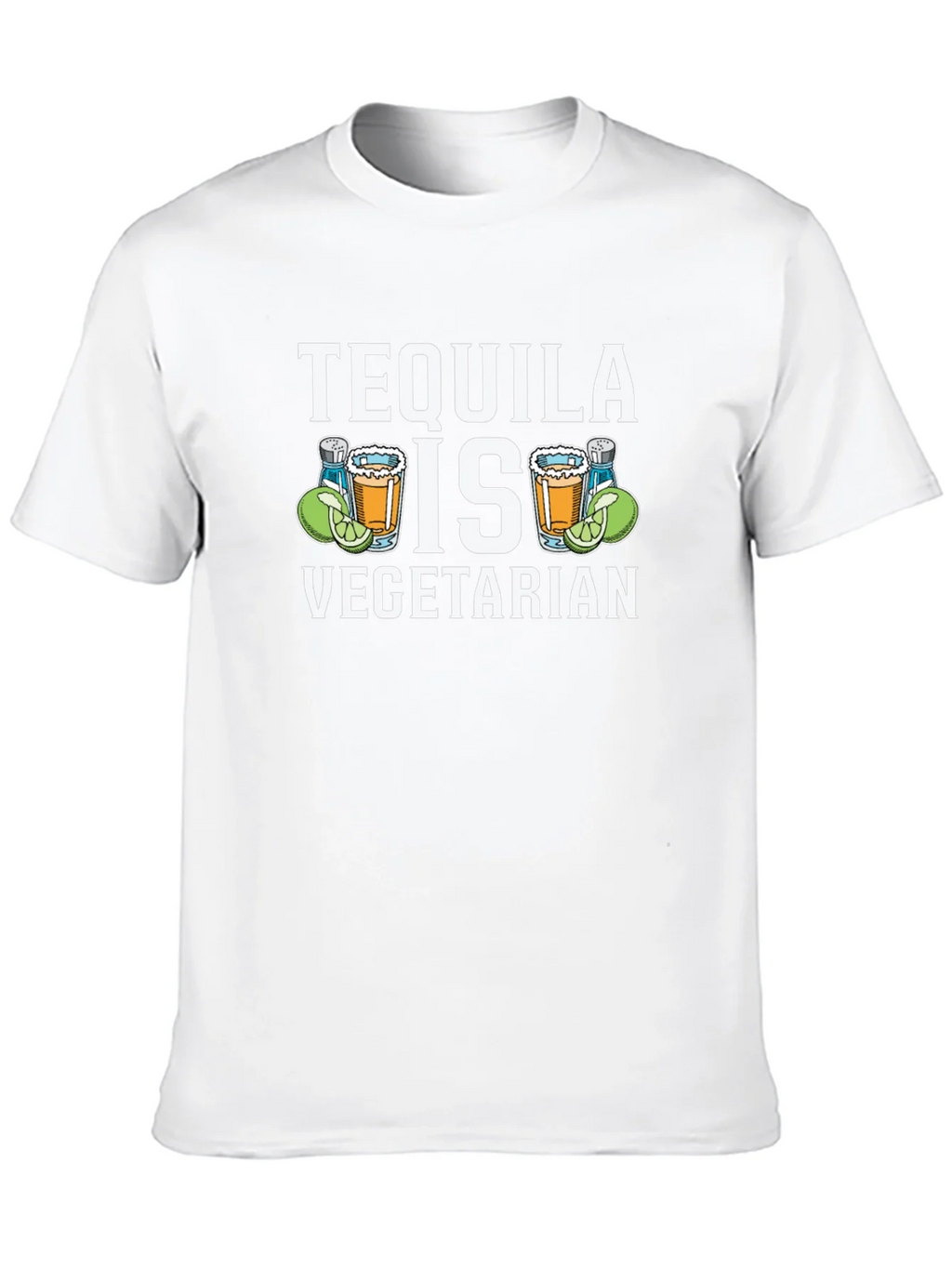 Tequila is Vegetarian T-Shirt Funny Drink Tee product image 4