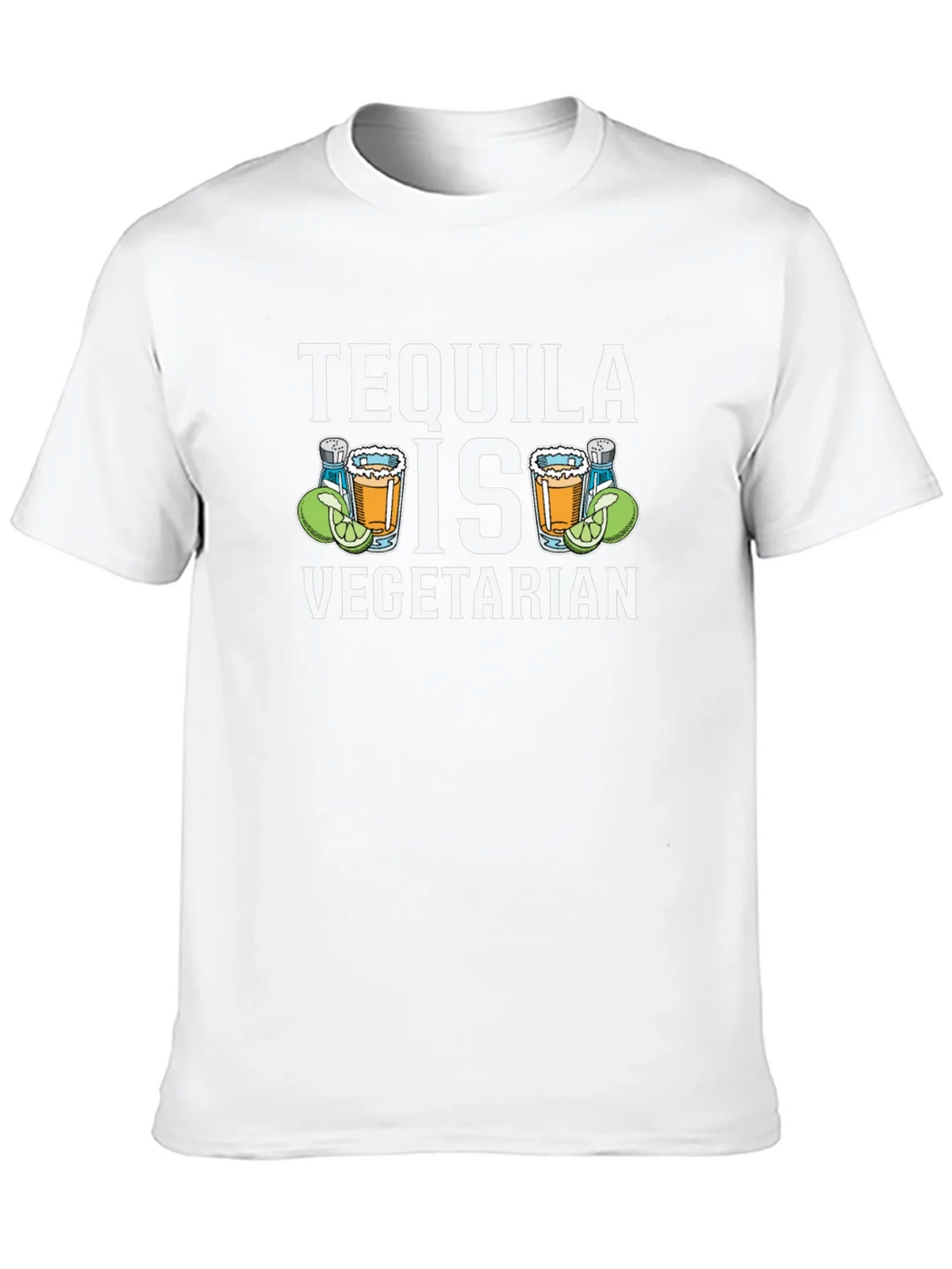 Tequila is Vegetarian T-Shirt Funny Drink Tee product image 4