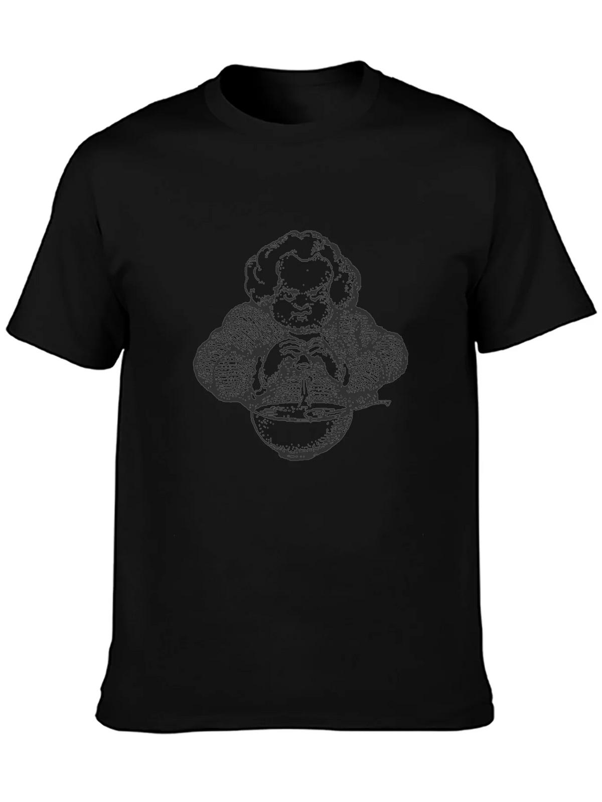 Black T-Shirt with Alchemist Graphic product image 1