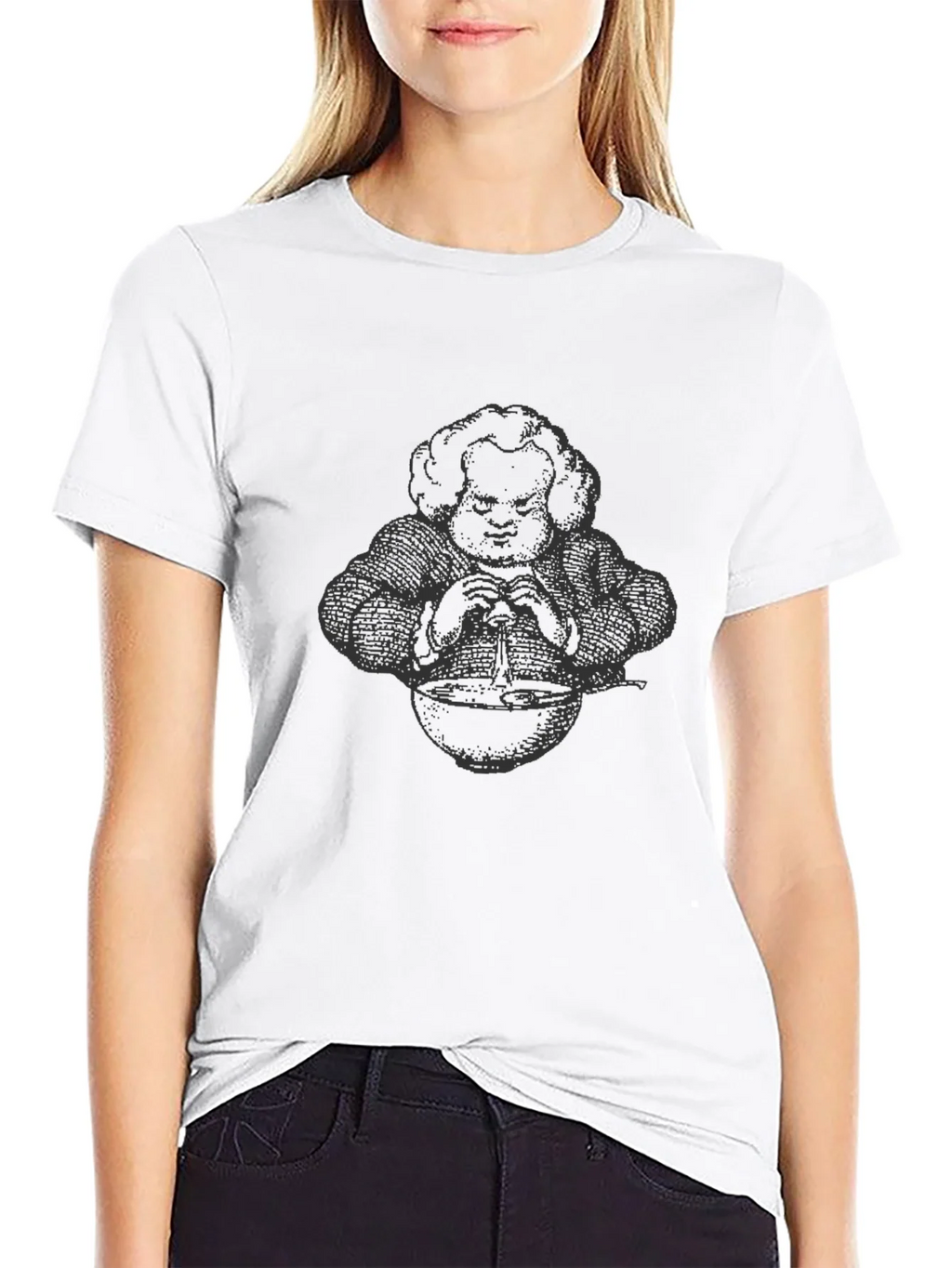 Black T-Shirt with Alchemist Graphic product image 5