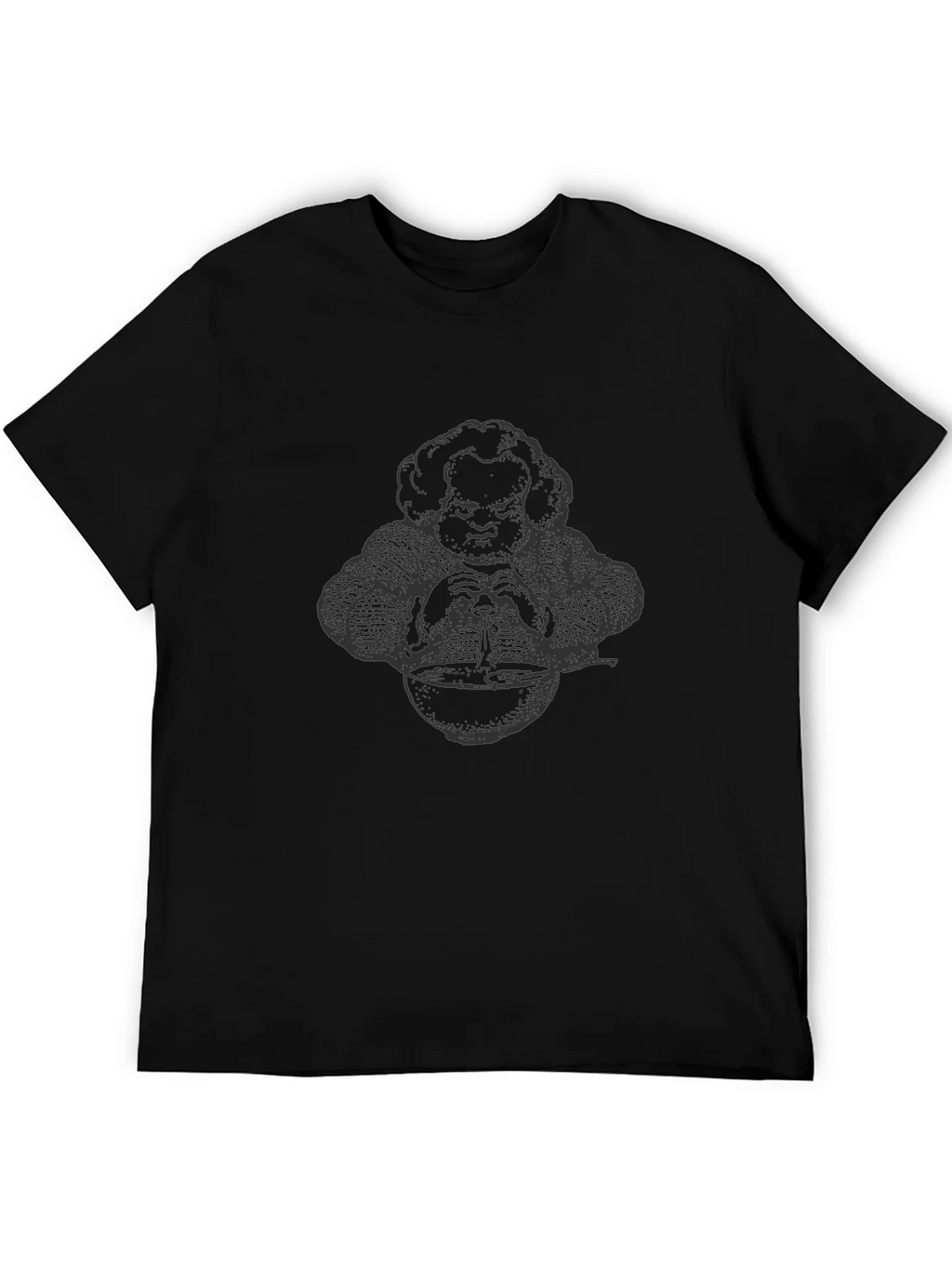 Black T-Shirt with Alchemist Graphic product image 3