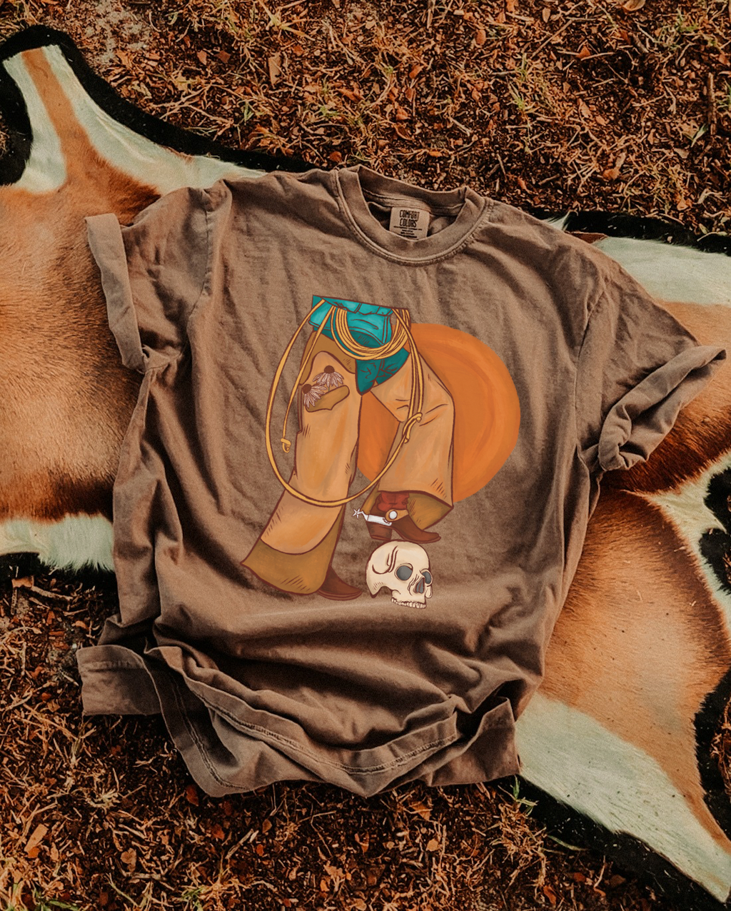 Dusty leather tee product image 2