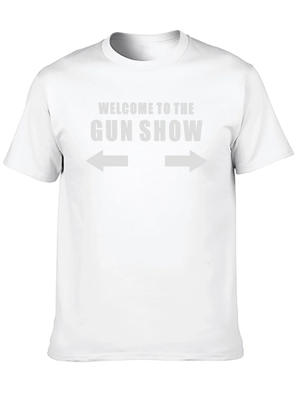 Welcome to the Gun Show T-Shirt Funny Humor Workout Tee product image 4