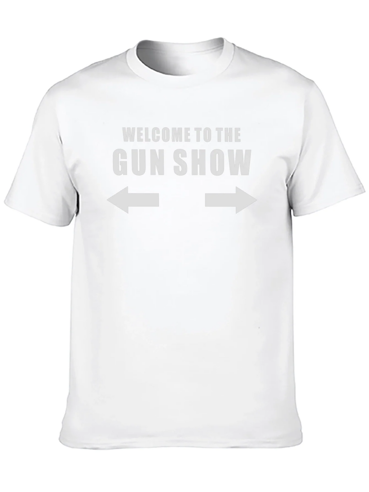 Welcome to the Gun Show T-Shirt Funny Humor Workout Tee product image 4