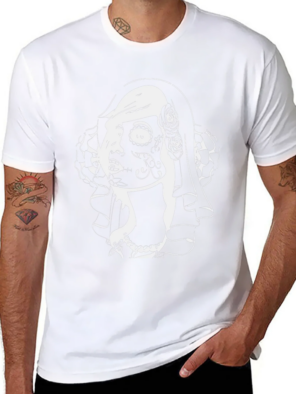 Day of the Dead La Catrina T-Shirt product image 2