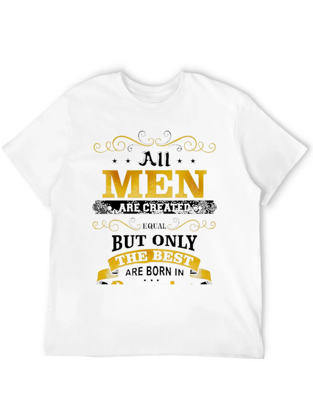 All Men Are Created Equal Best Born In T-Shirt product image 4