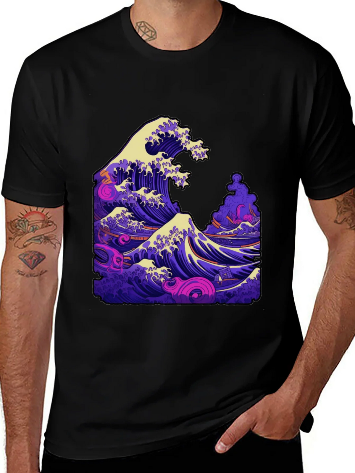 Great Wave Graphic T-Shirt product image 1