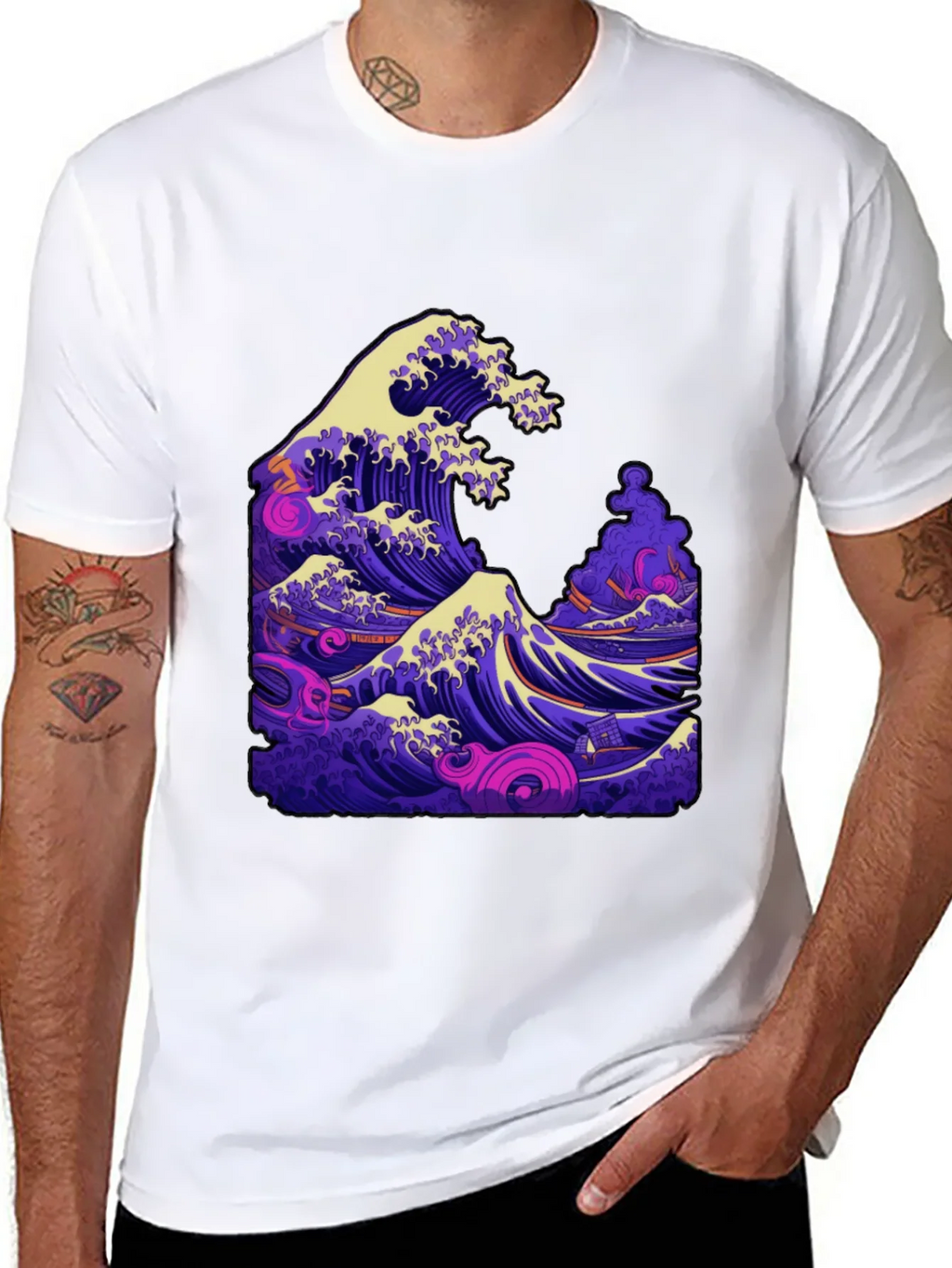 Great Wave Graphic T-Shirt product image 6