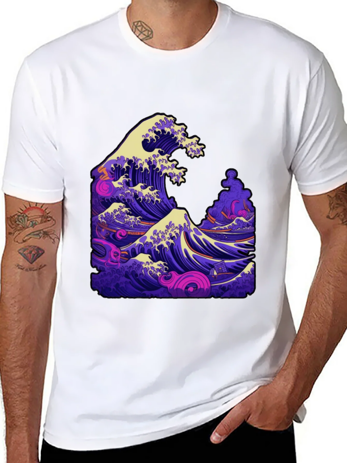 Great Wave Graphic T-Shirt product image 6