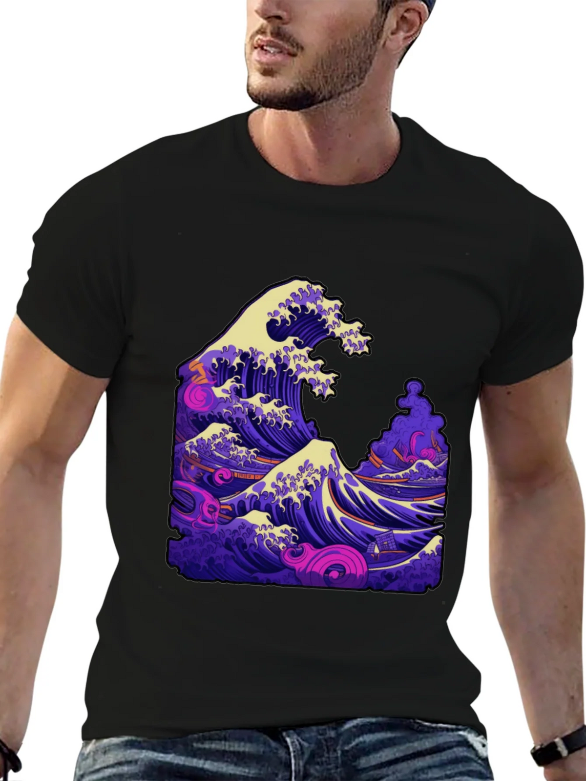 Great Wave Graphic T-Shirt product image 5