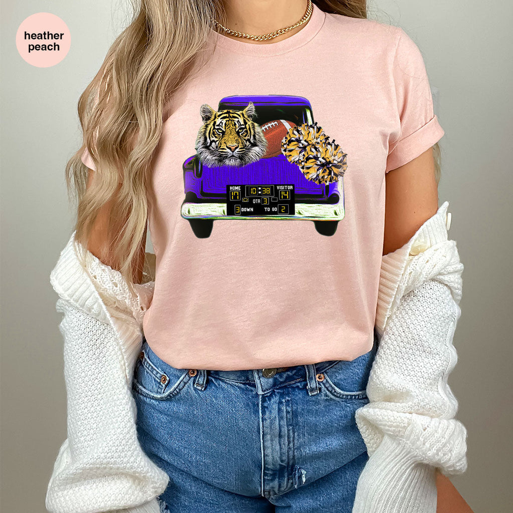 Football Truck Shirt, Tiger Graphic Tees, Mom TShirt, Gifts product image 58