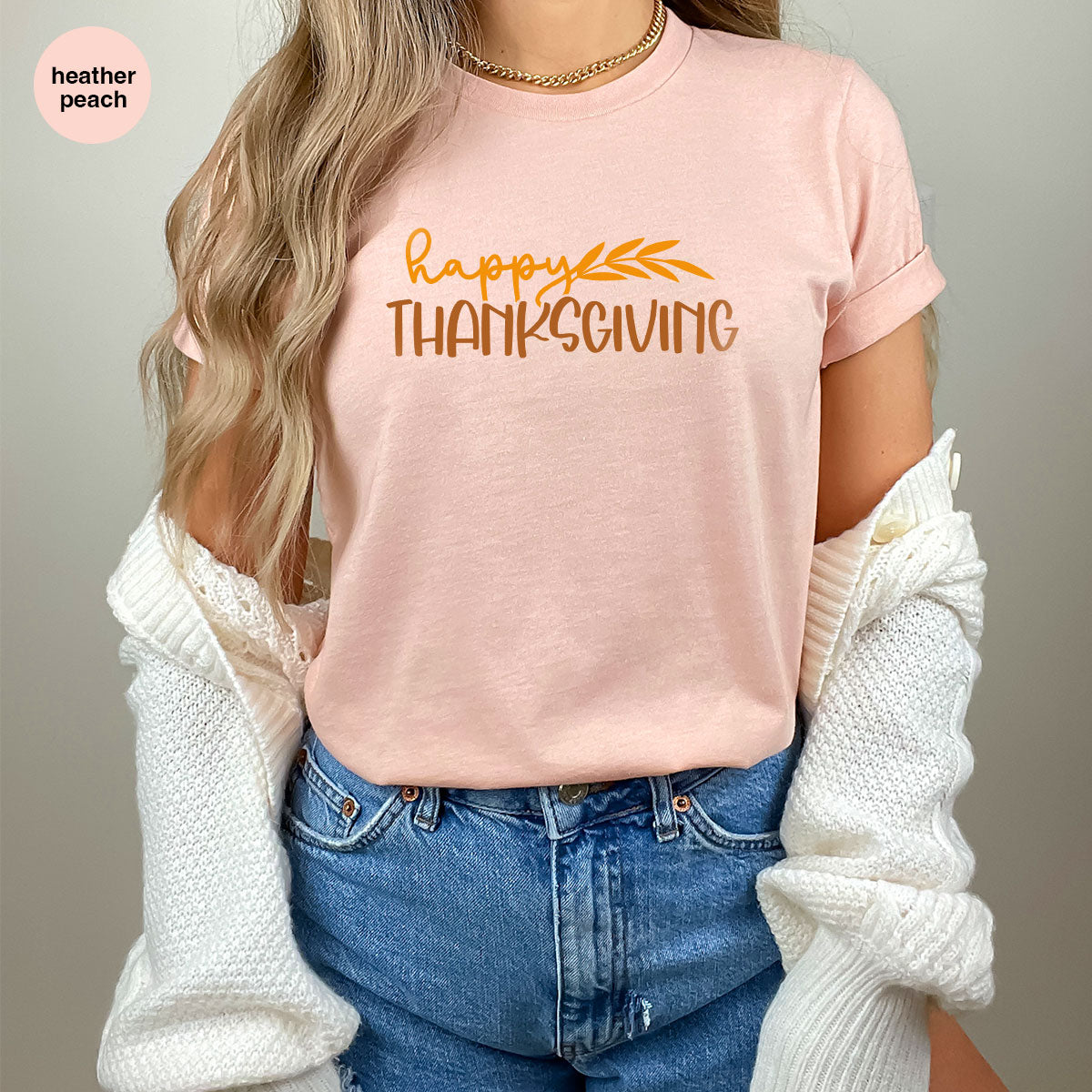 Happy Thanksgiving Shirt, Fall Crewneck Sweatshirt, Family product image 42