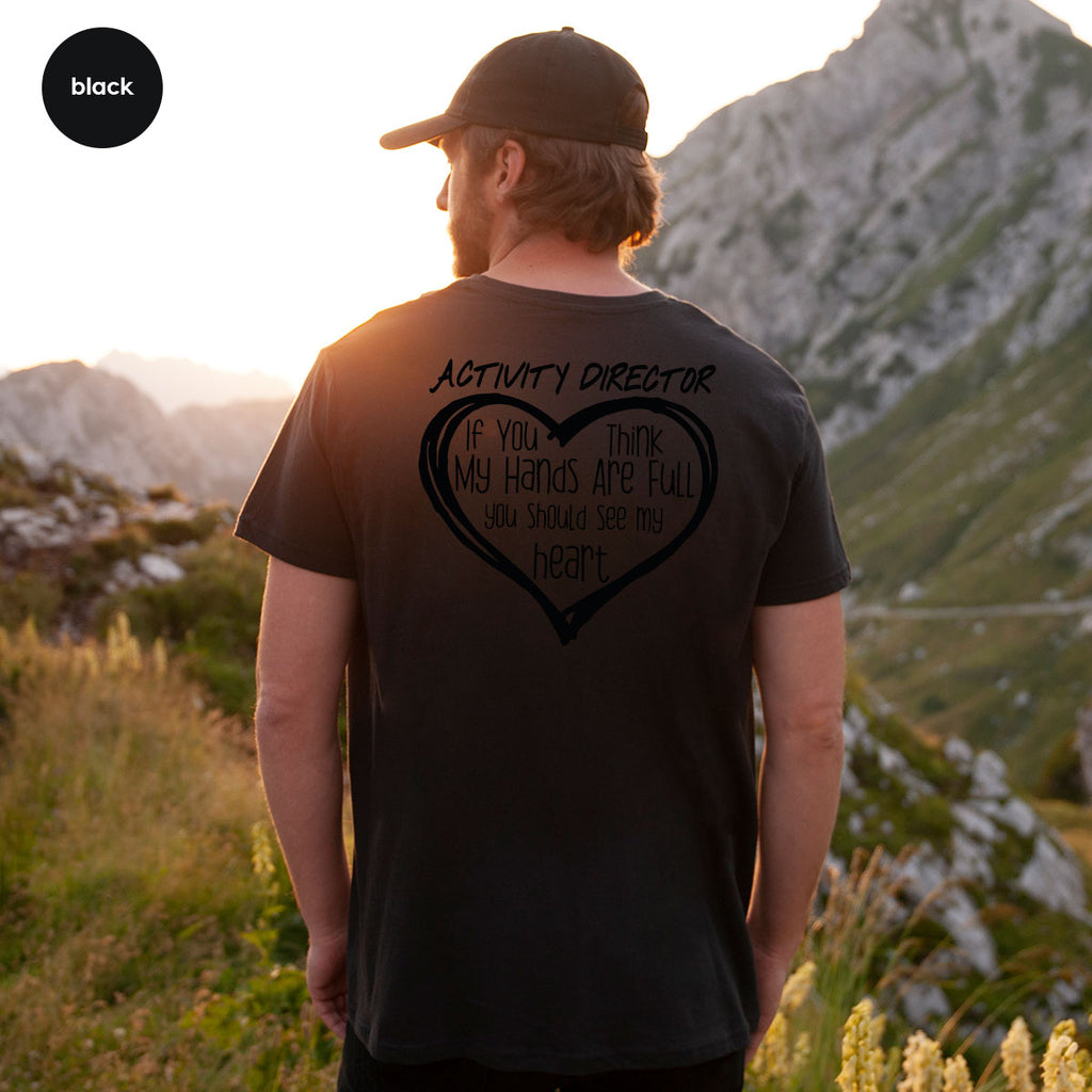 Activity Director Shirt, Love Heart Gift For Couples product image 12