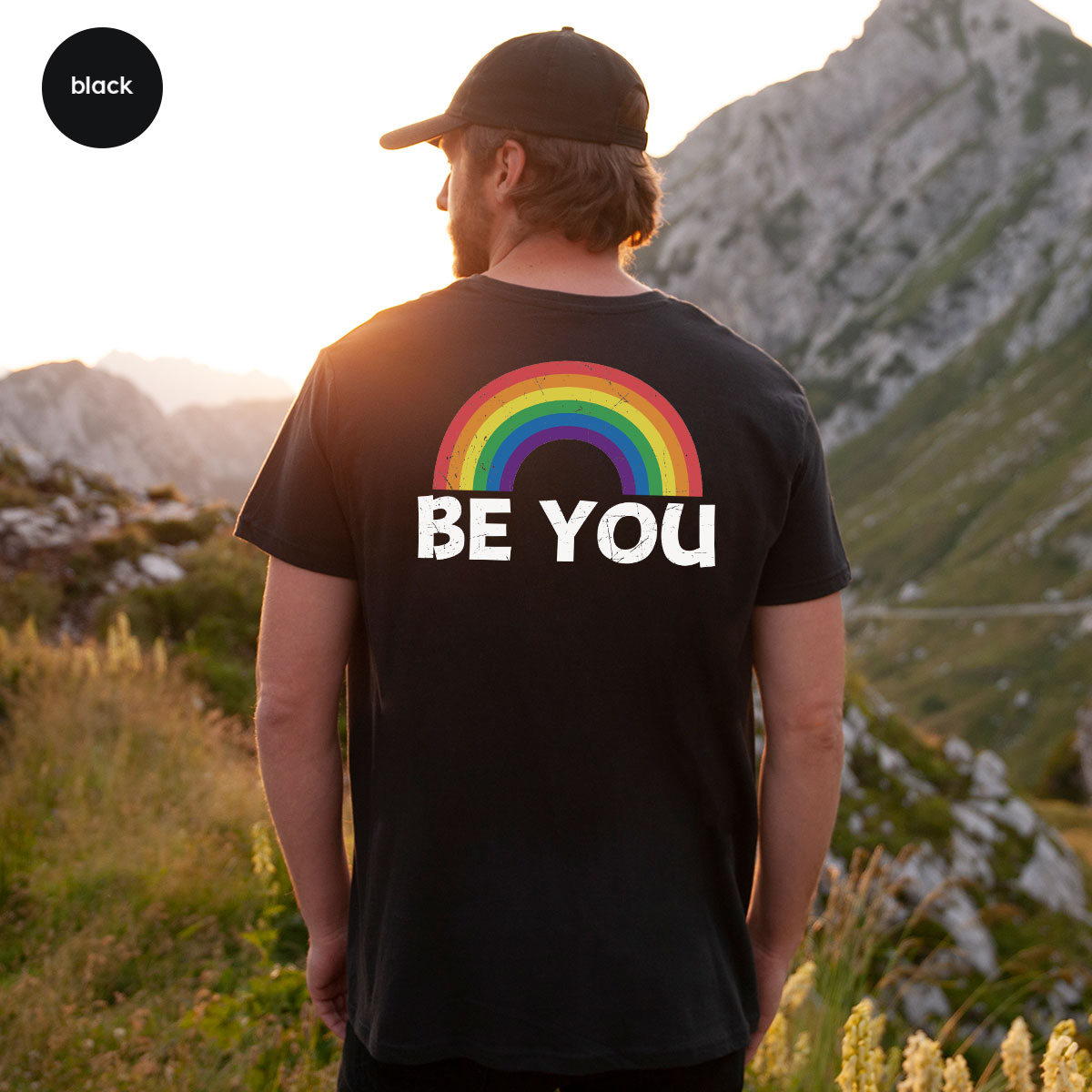 Rainbow T-Shirt, Be You Shirt, LGBT Pride product image 20