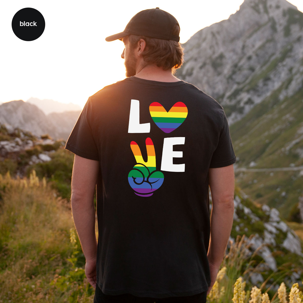 LGBT Love Shirt, Rainbow Glory T-Shirt, Pride Tee product image 26