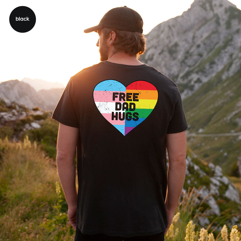 Free Dad Hugs Shirt, LGBT Pride T-Shirt product image 26