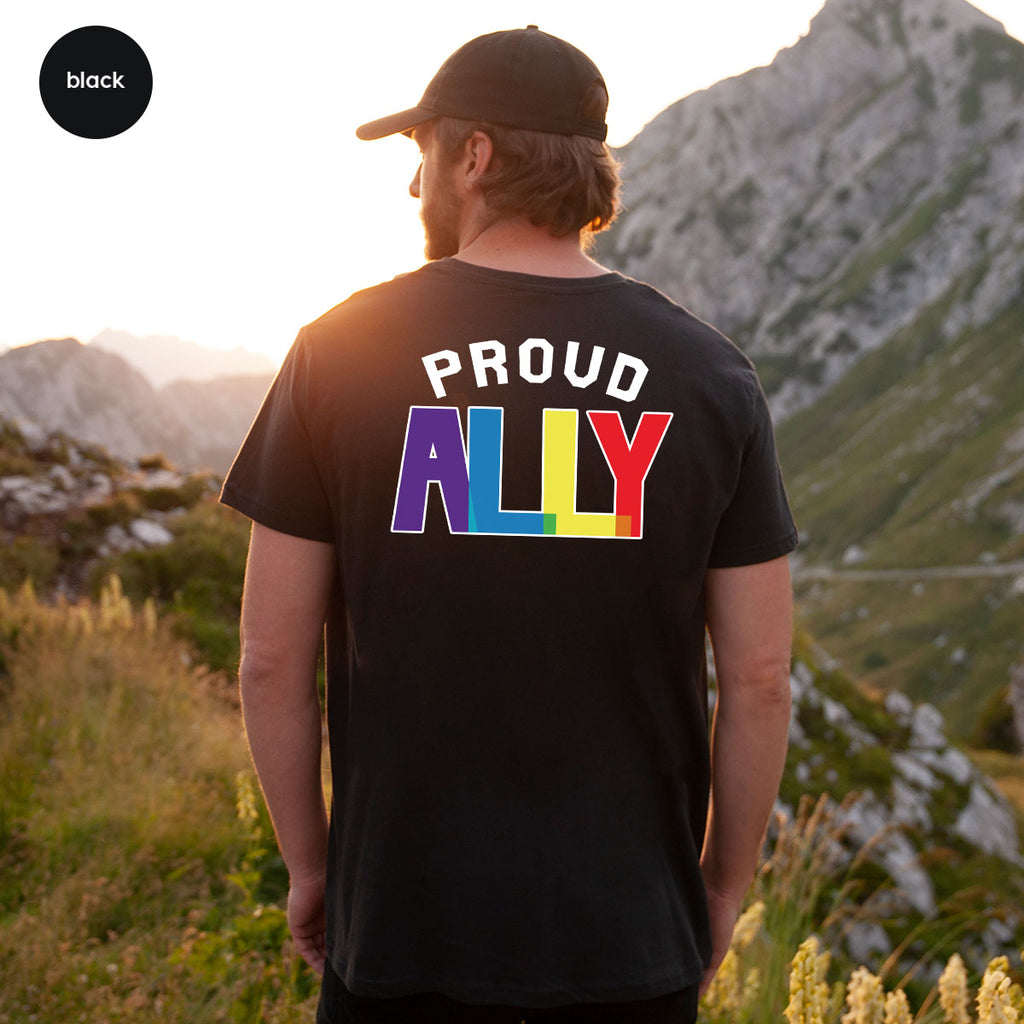Proud Ally Shirt, LGBT T-Shirt, Tee product image 26