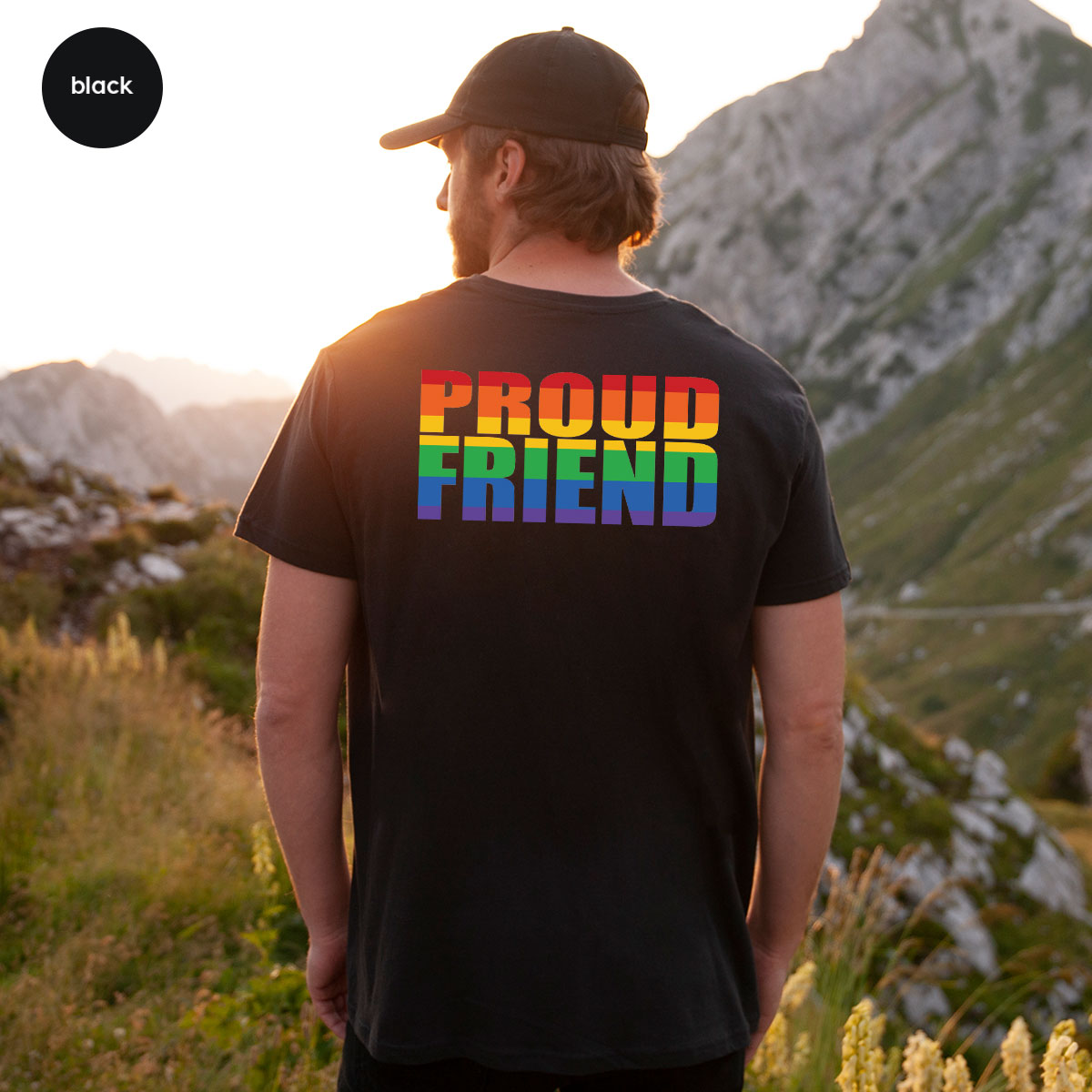 LGBT Friendship Shirt, Proud Friend T-Shirt, Gift Tee product image 23
