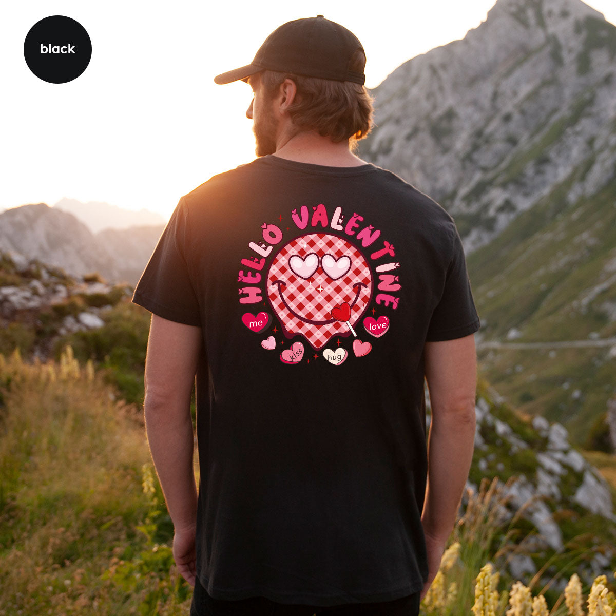Hello Valentine Shirt, Valentine's Day Love Gift for My product image 7