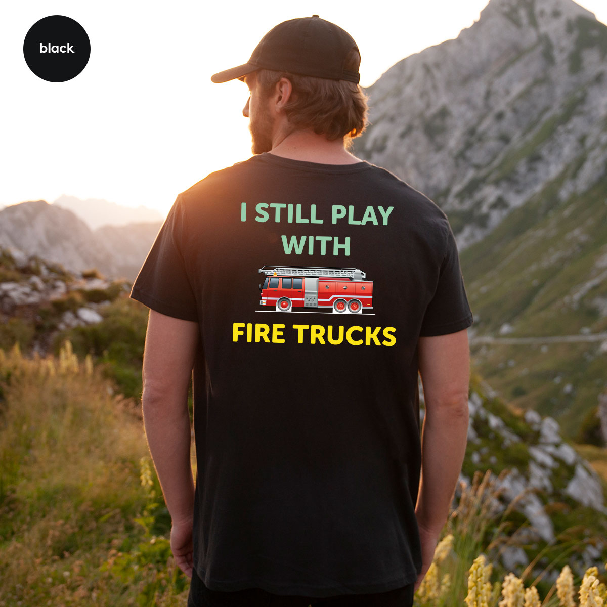 Fire Truck Shirt, Funny Fighter T-Shirt, Fireman Tee product image 26
