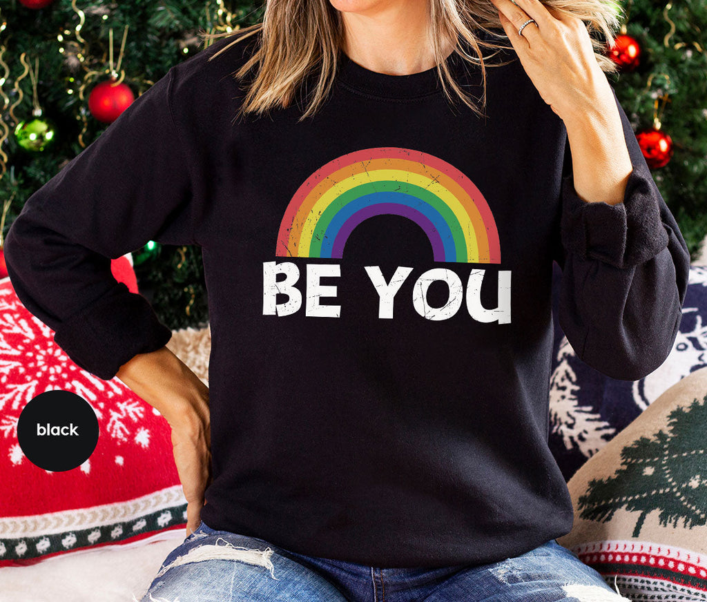 Rainbow T-Shirt, Be You Shirt, LGBT Pride product image 21