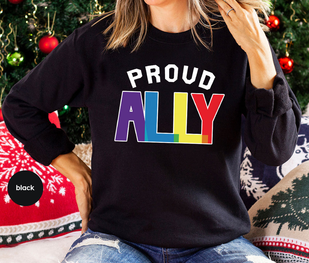 Proud Ally Shirt, LGBT T-Shirt, Tee product image 27