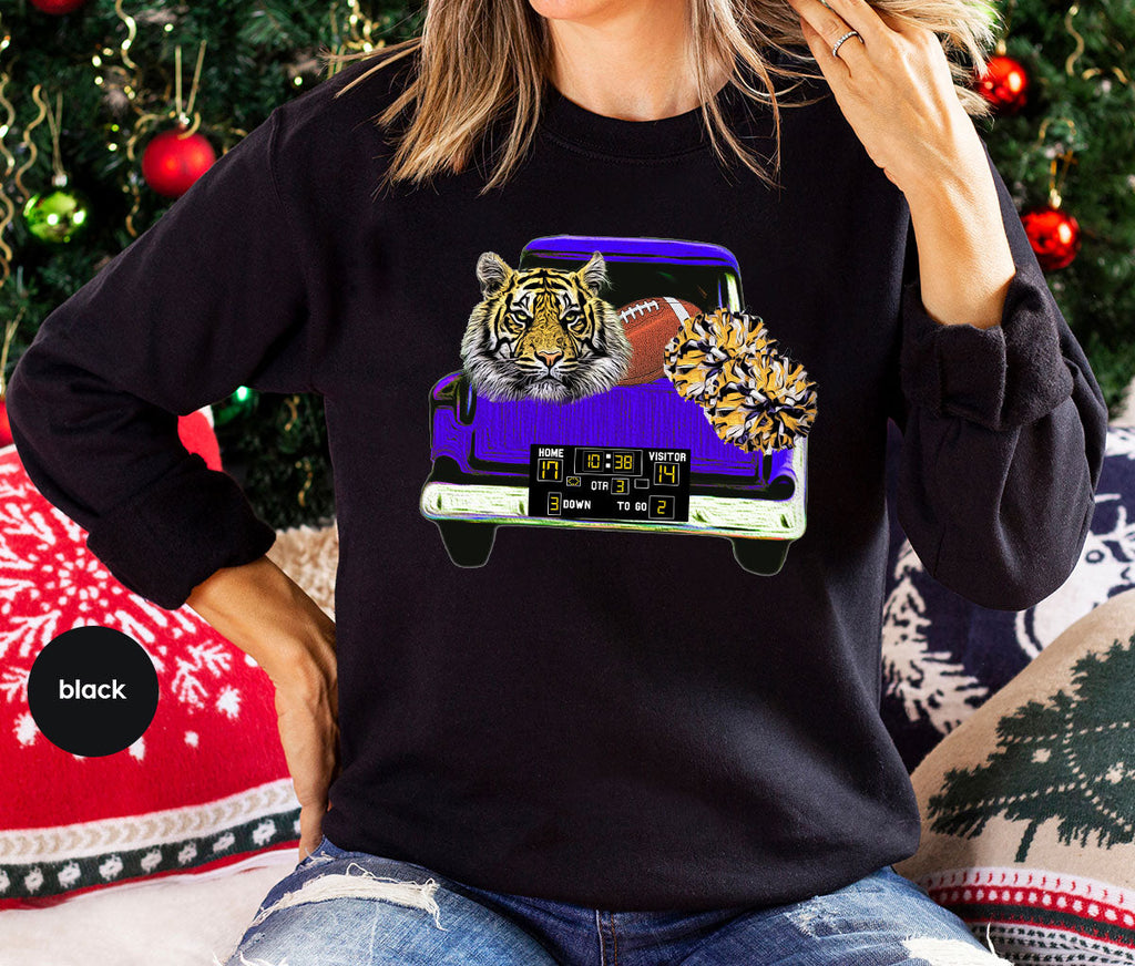 Football Truck Shirt, Tiger Graphic Tees, Mom TShirt, Gifts product image 33