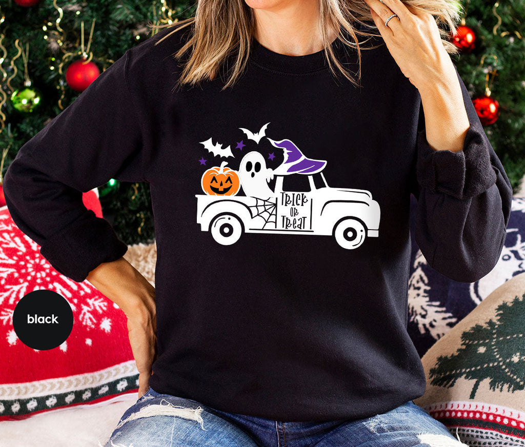 Halloween Sweatshirt, Gifts, Pumpkin Graphic Tees, Spooky product image 14