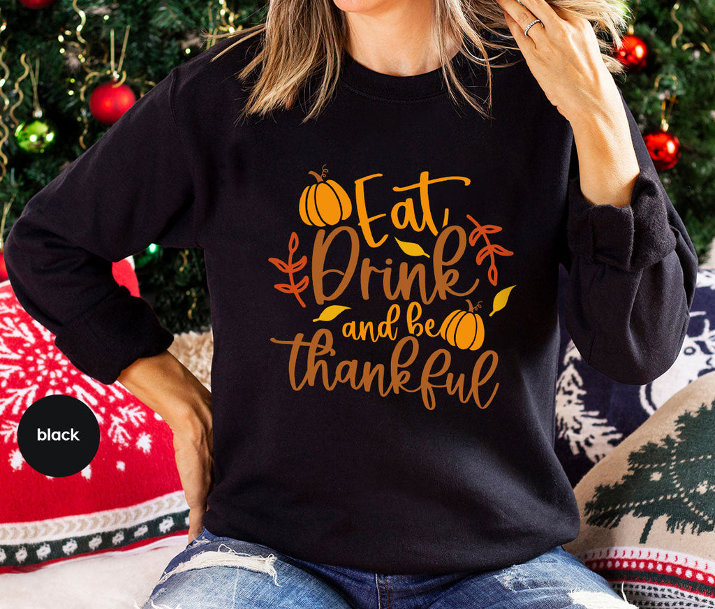 Cute Pumpkin T-Shirt, Fall Graphic Tees, Thankful Gifts product image 34