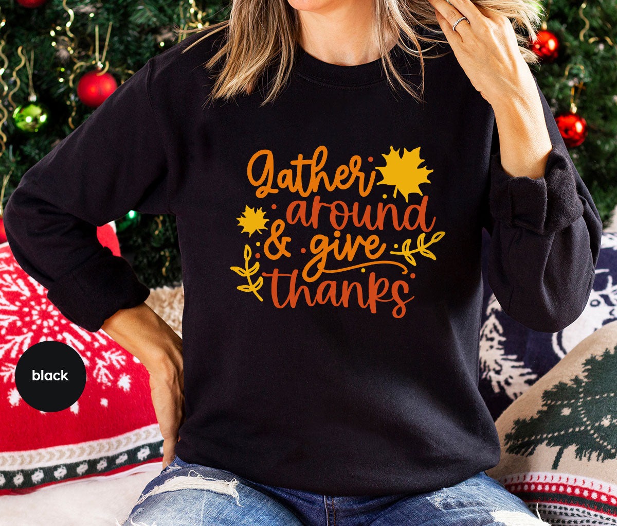 Thanksgiving Sweatshirts, Gifts for Family, Kids Fall product image 22