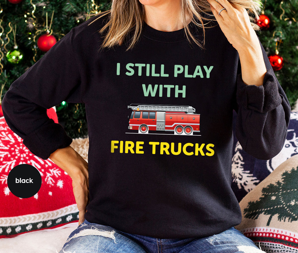 Fire Truck Shirt, Funny Fighter T-Shirt, Fireman Tee product image 28