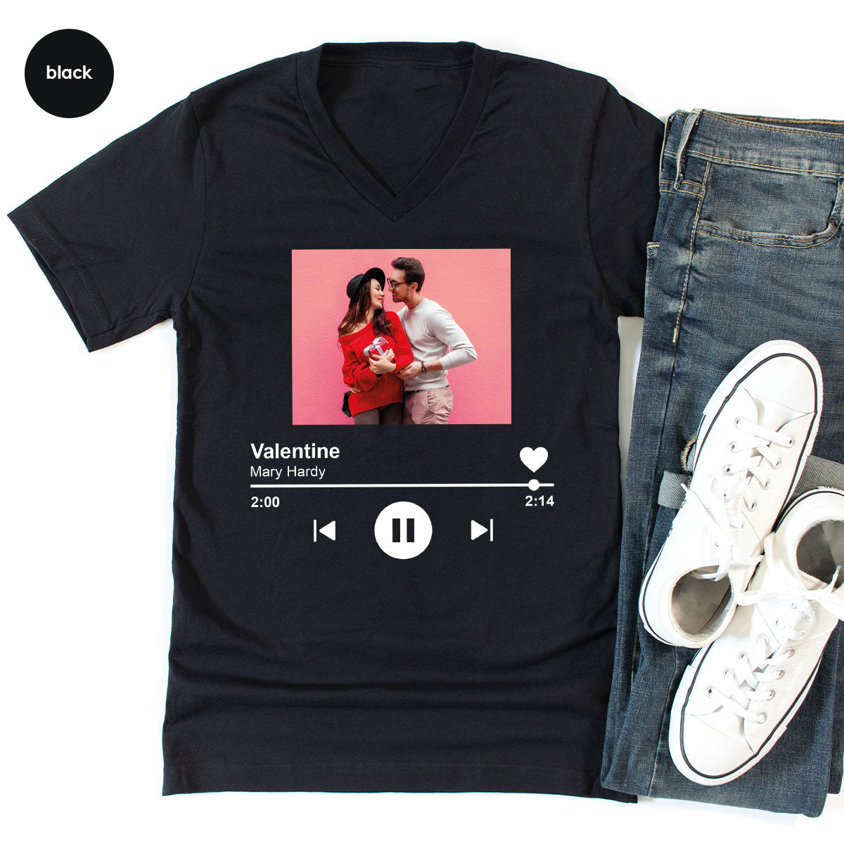 Custom Photo Valentine's Day Shirt, Personalized Gift product image 89