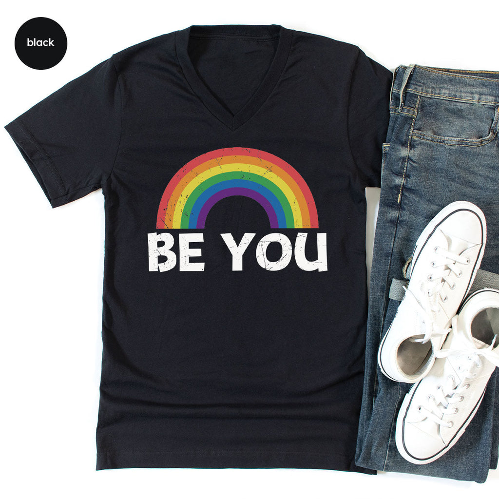 Rainbow T-Shirt, Be You Shirt, LGBT Pride product image 24