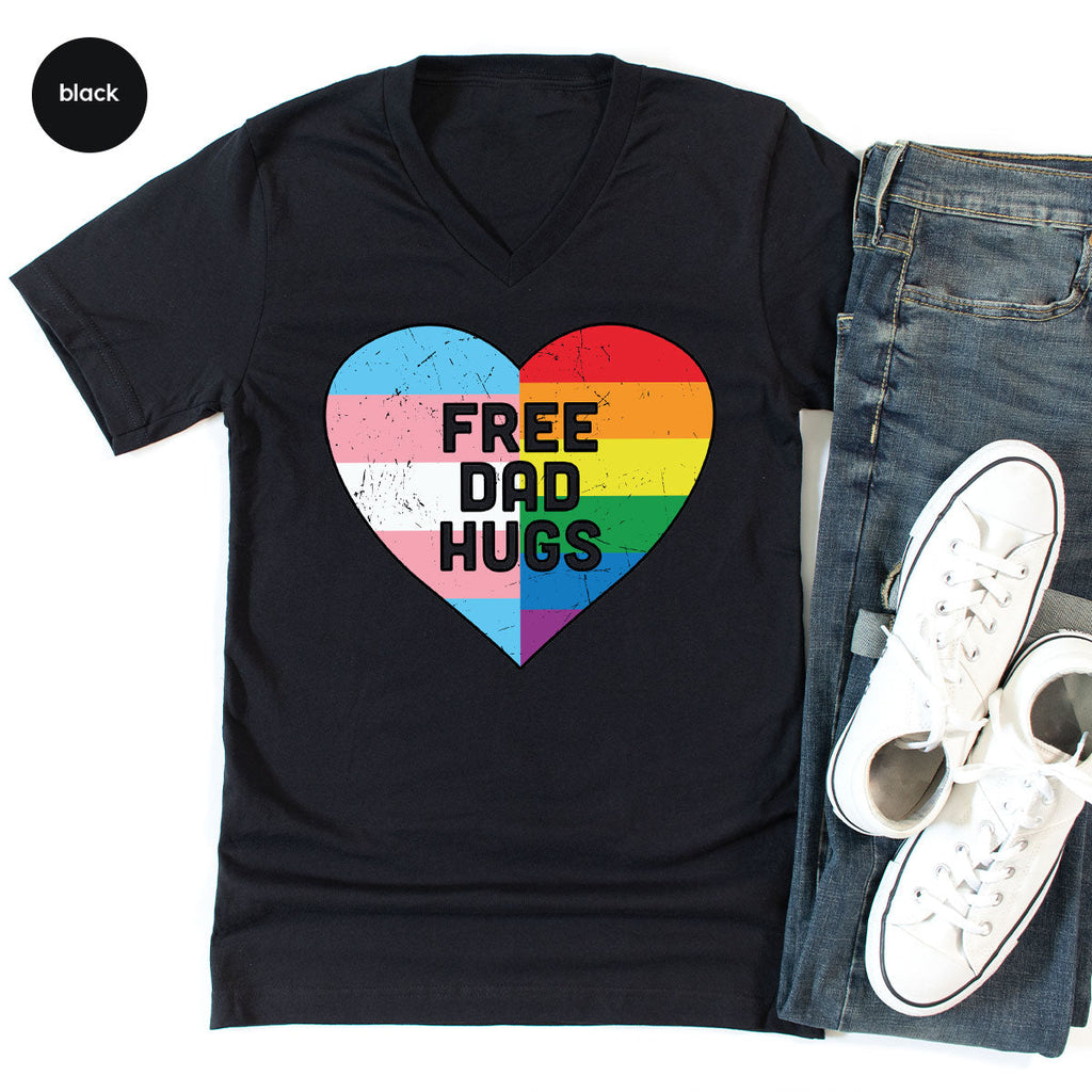 Free Dad Hugs Shirt, LGBT Pride T-Shirt product image 30