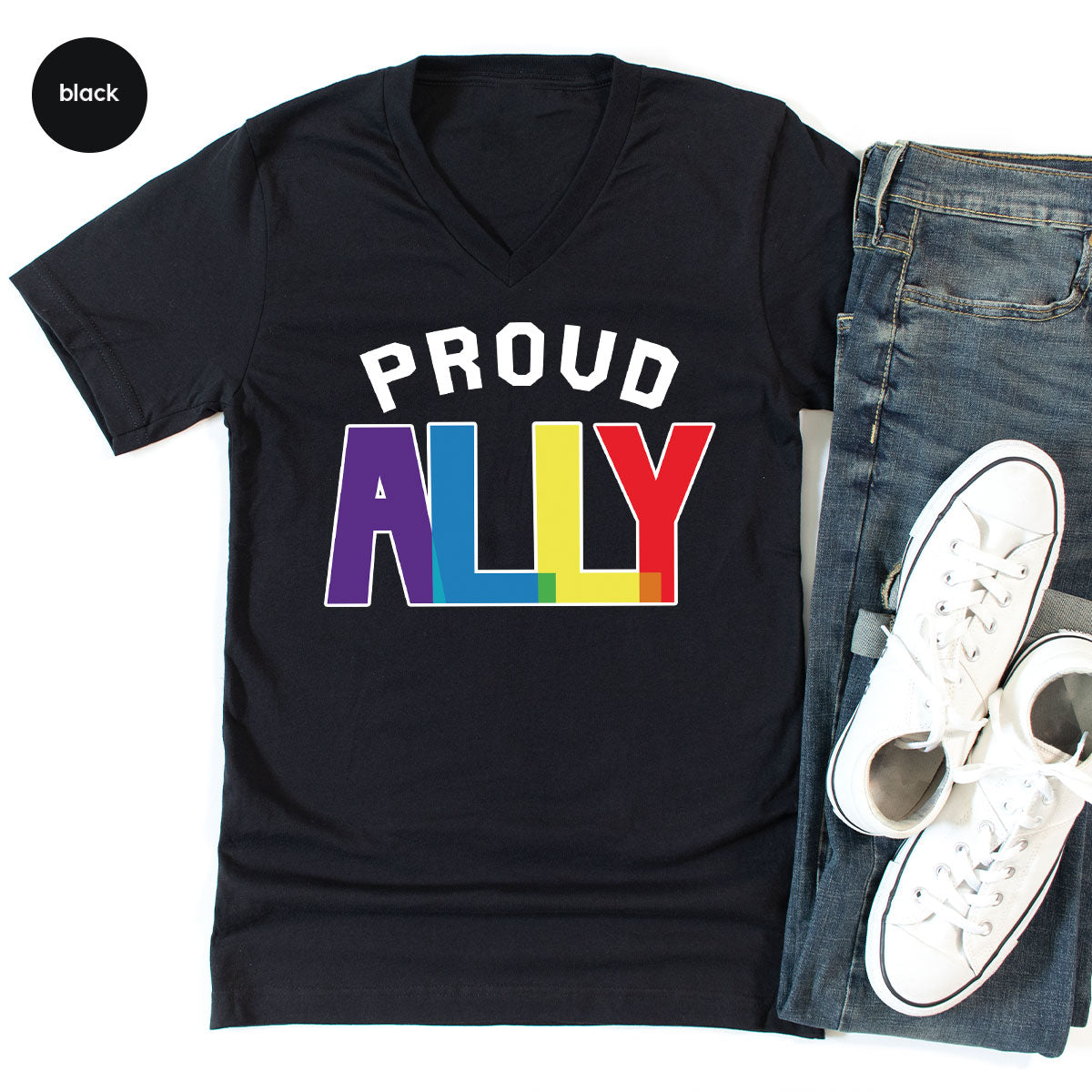 Proud Ally Shirt, LGBT T-Shirt, Tee product image 30