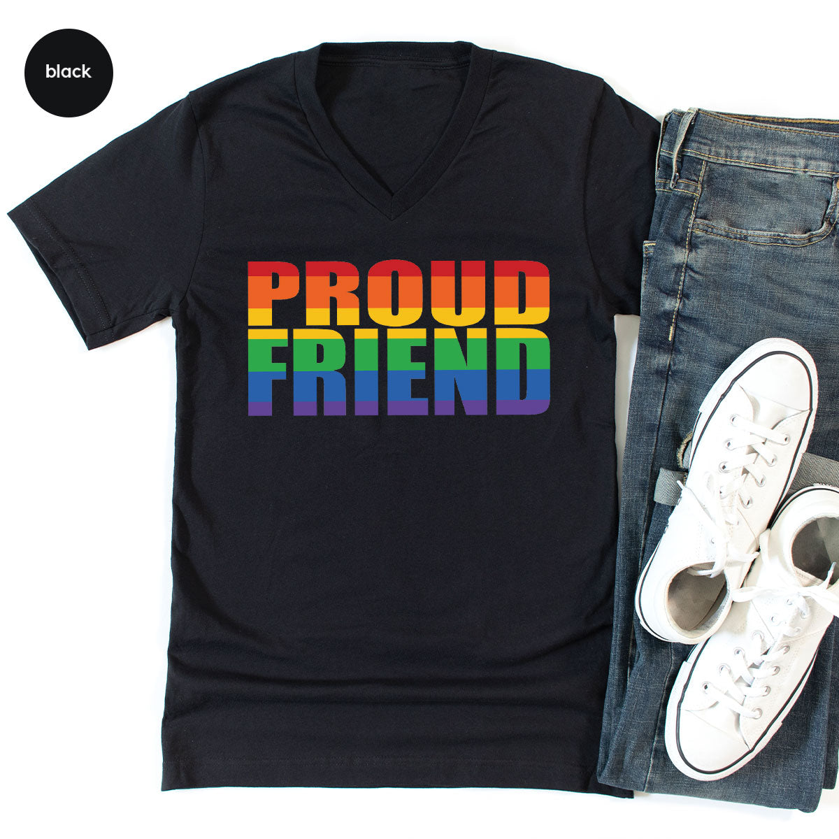 LGBT Friendship Shirt, Proud Friend T-Shirt, Gift Tee product image 27