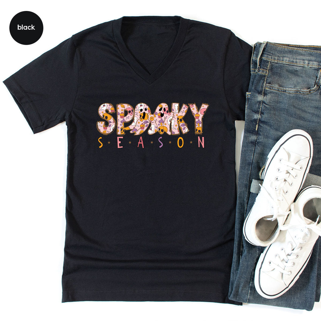 Ghost Graphic Tees, Cute Kid Halloween Shirt, Spooky product image 78