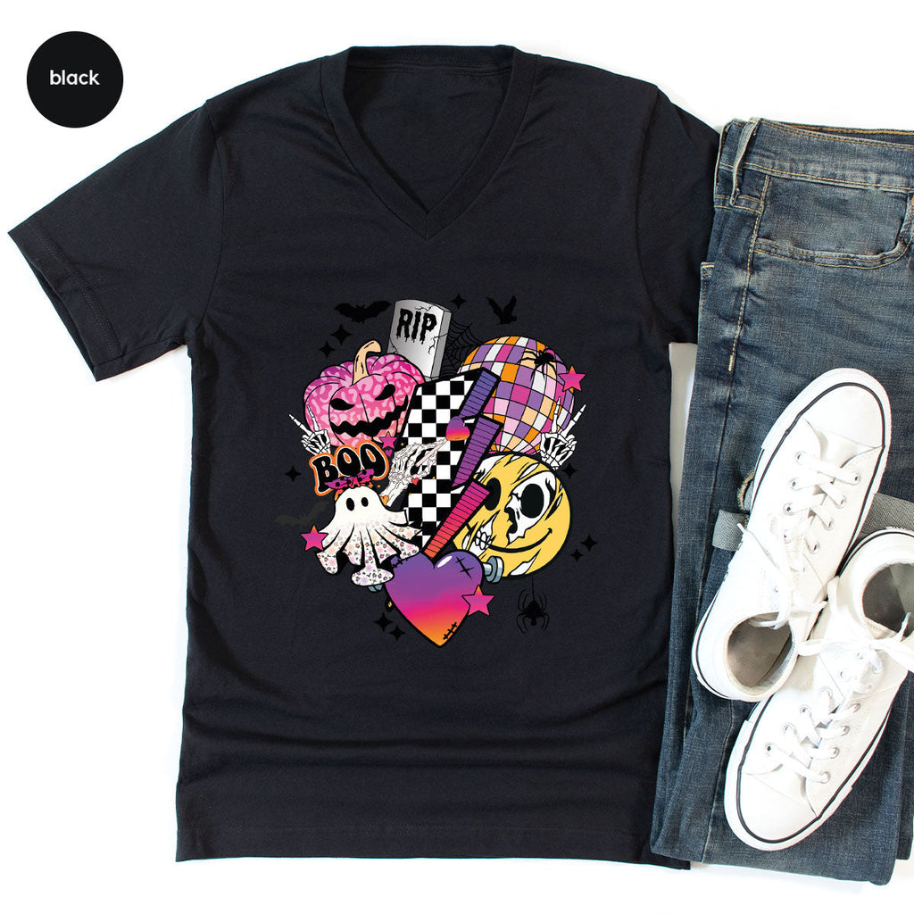 Halloween Shirt, Gifts, Spooky Season Pumpkin Graphic Tees product image 67
