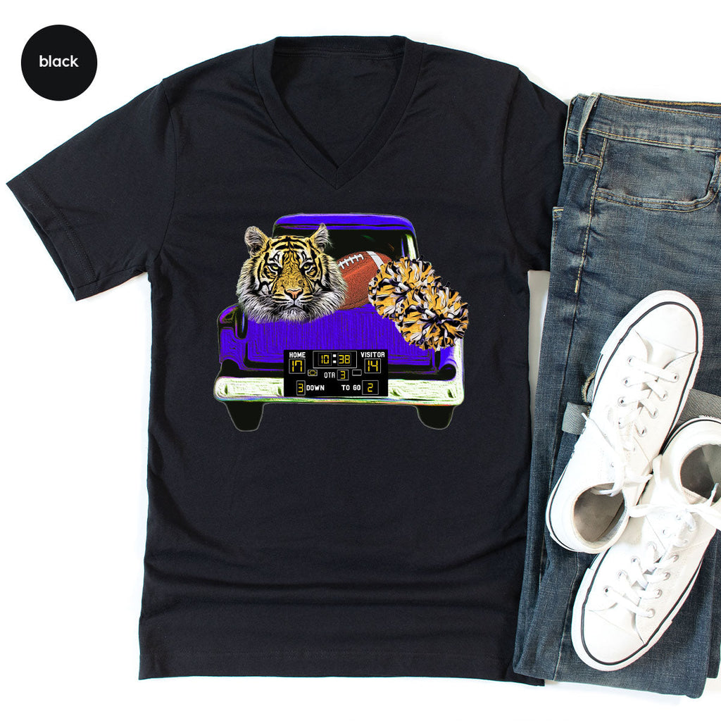 Football Truck Shirt, Tiger Graphic Tees, Mom TShirt, Gifts product image 36