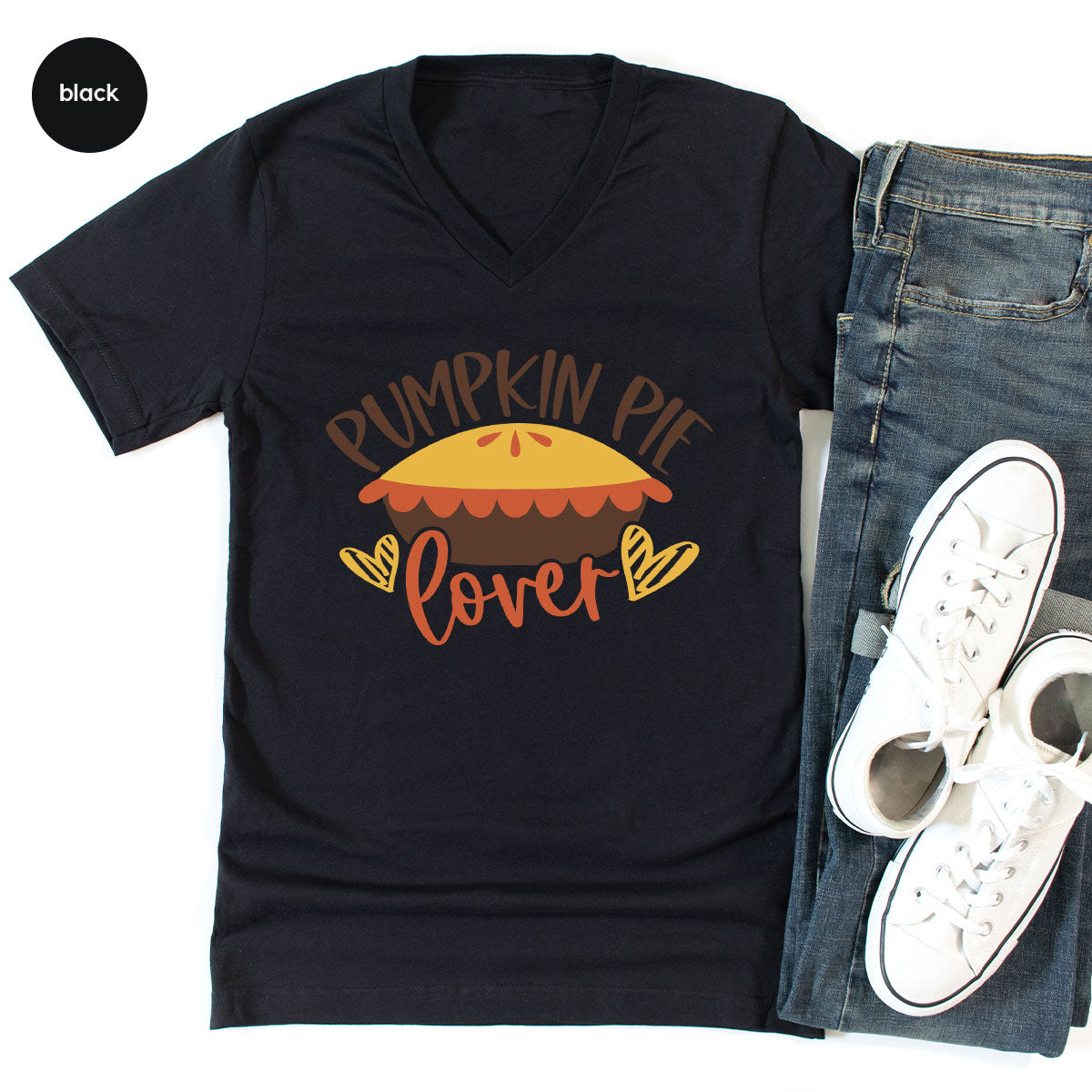 Kids Thanksgiving Shirts, Pumpkin Pie Graphic Tees, Gift product image 25