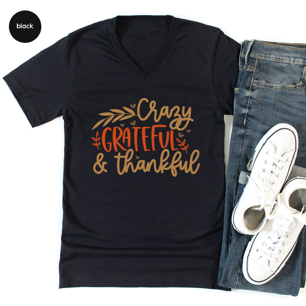 Funny Fall T Shirt, Gift for Her, Crazy Grateful Thankful product image 31
